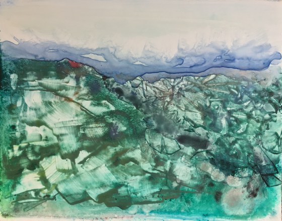 A Green Town Below by Ann Stretton