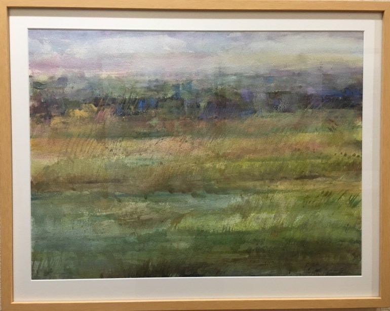 Afterrain-framed by Ann Stretton