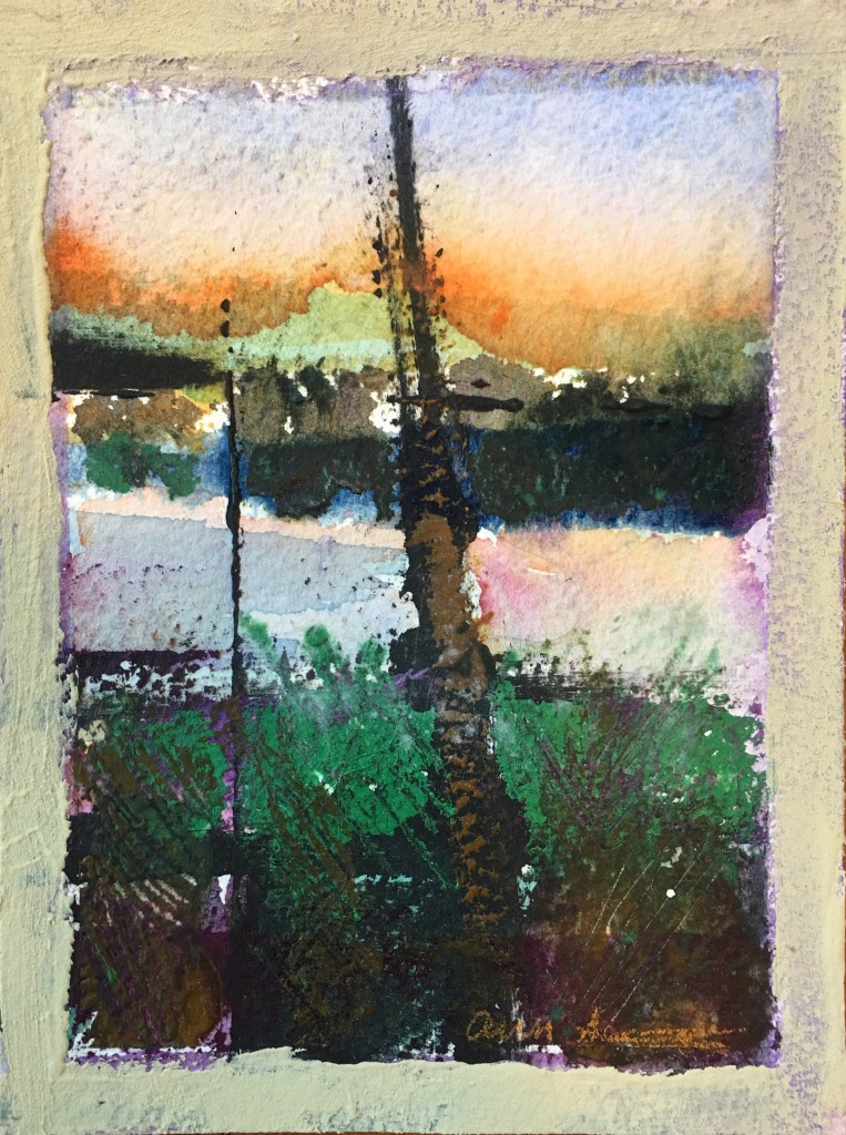 Dead Trees Along the Shore by Ann Stretton