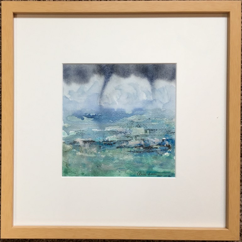 Dueling Funnel Clouds-framed by Ann Stretton