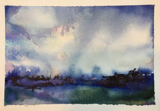 Fireworks Afterimage by Ann Stretton