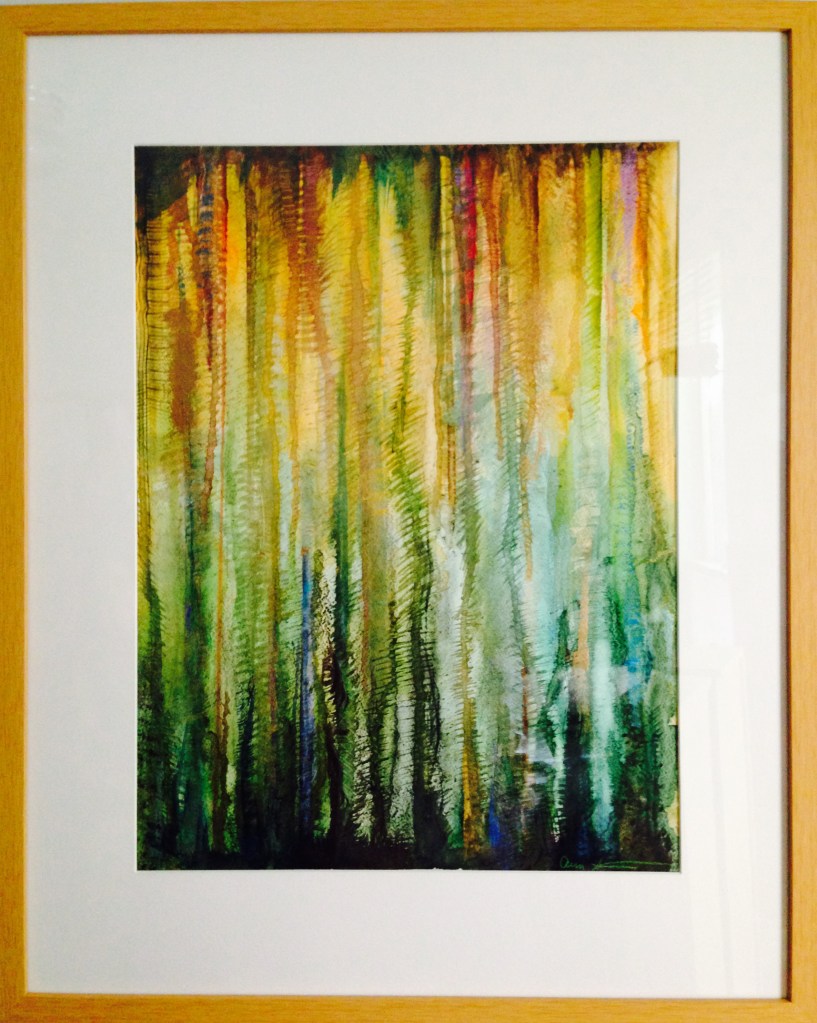 Fragmented Twilight-framed by Ann Stretton