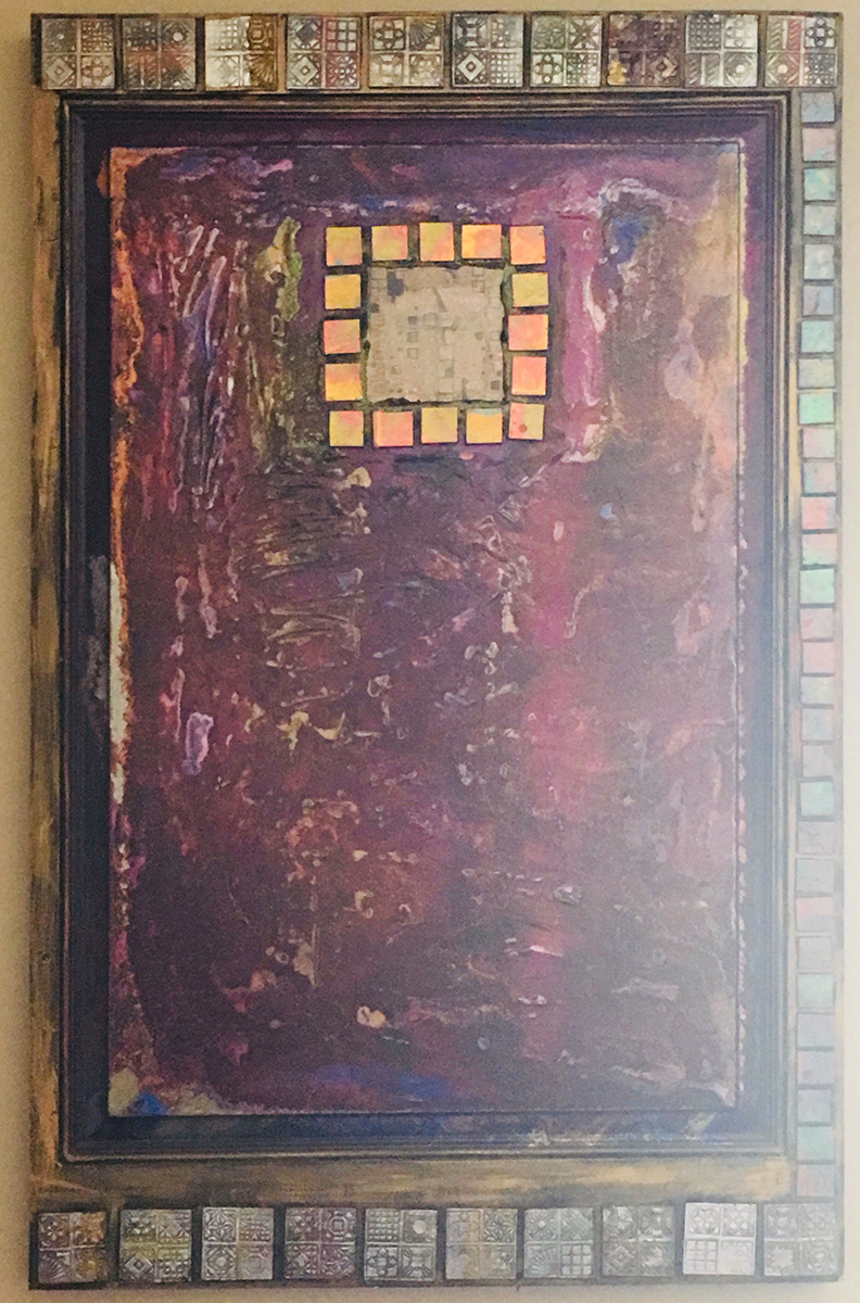 Untitled, Mixed Metallic Media, circa 2000, by Ann Stretton