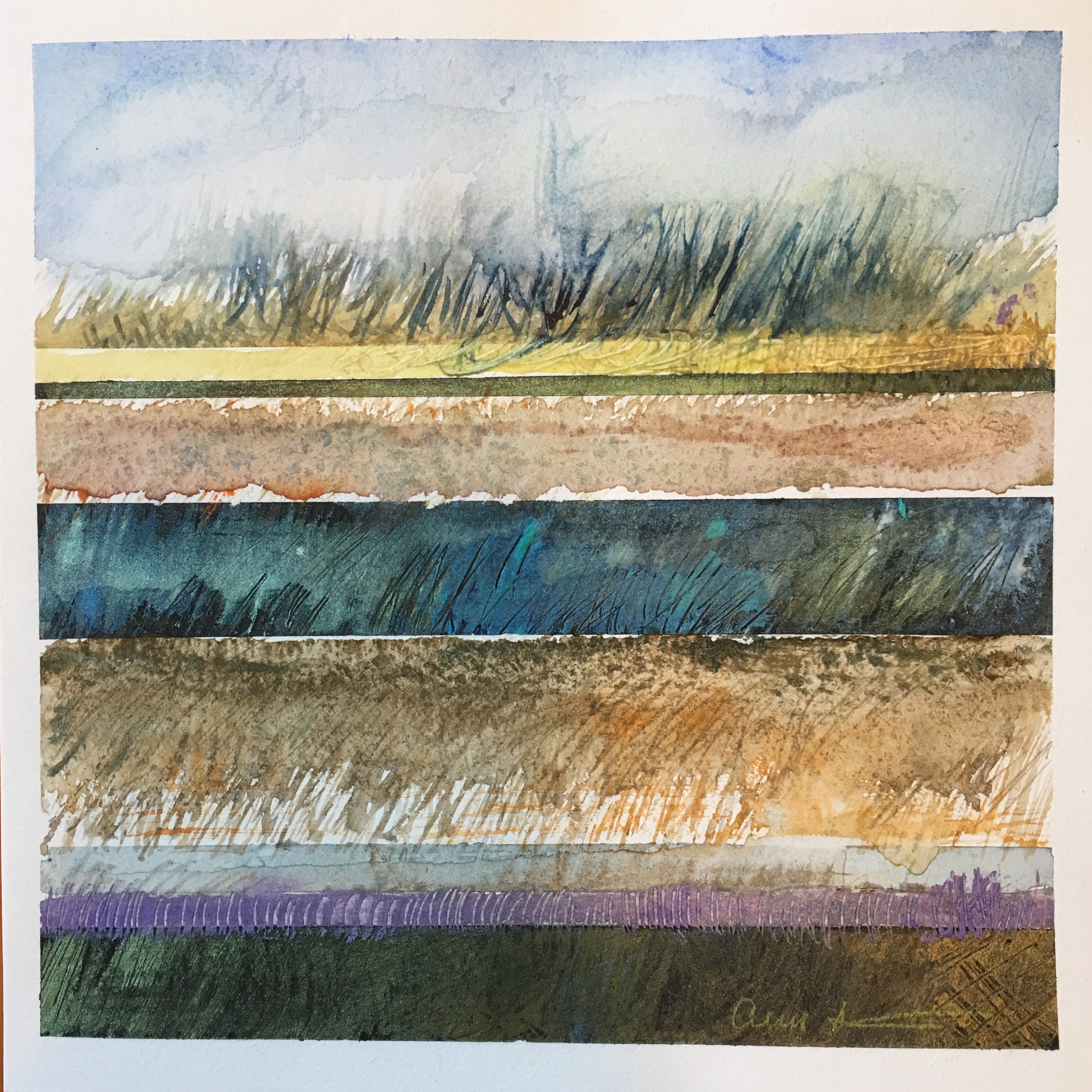 Roadside Lakeshore by Ann Stretton