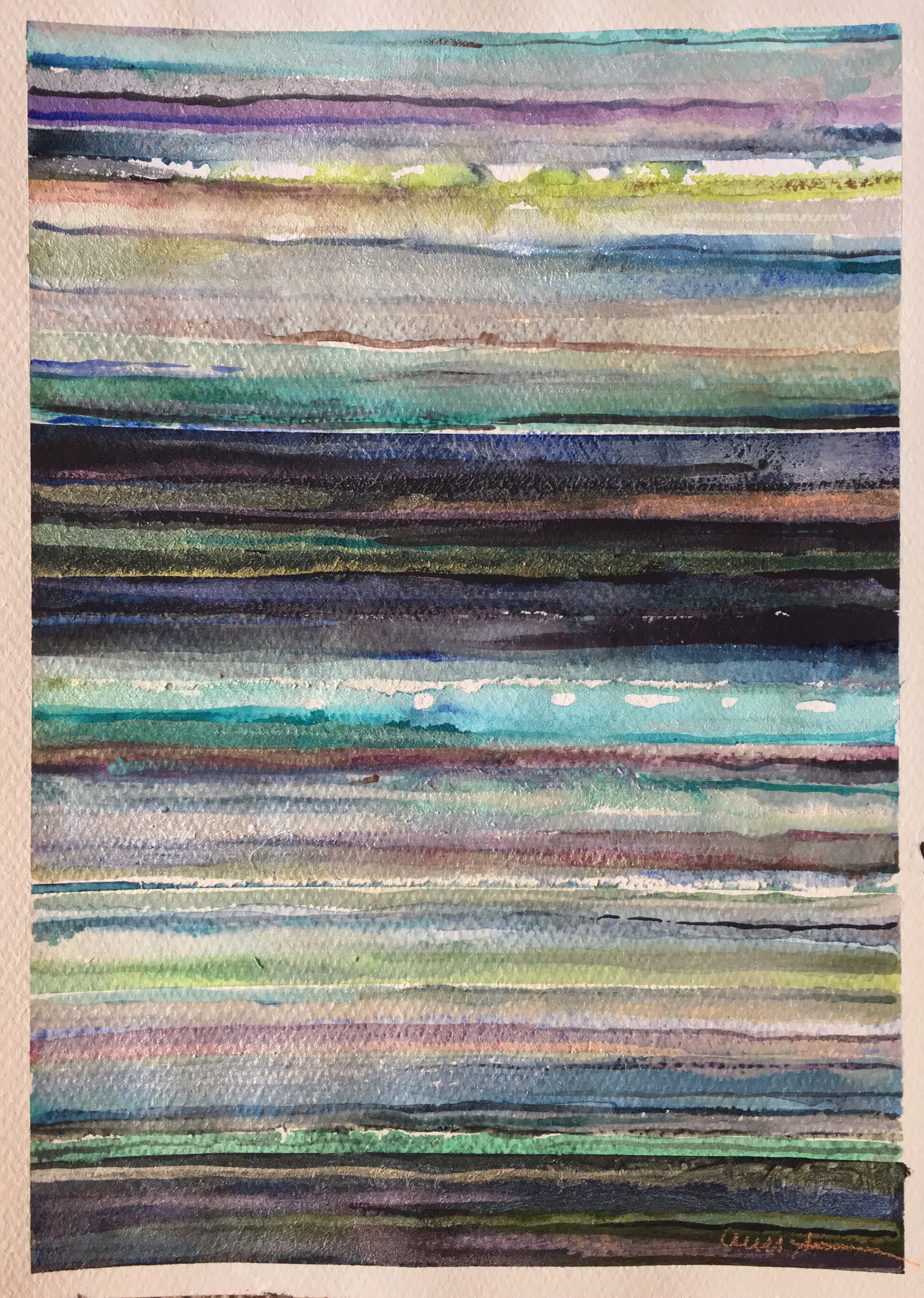 Serape Landscape #1 by Ann Stretton