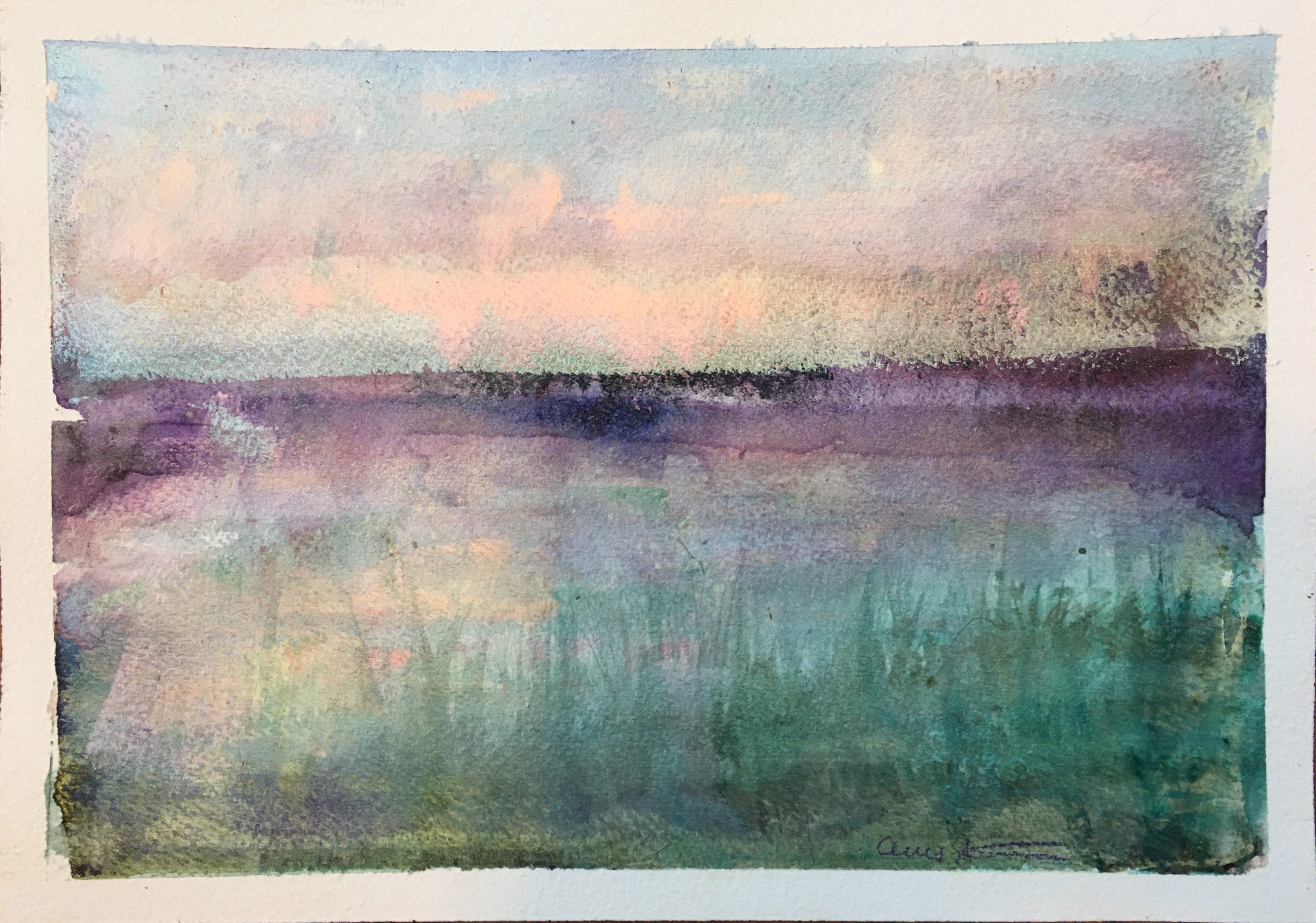 Silent Pond by Ann Stretton