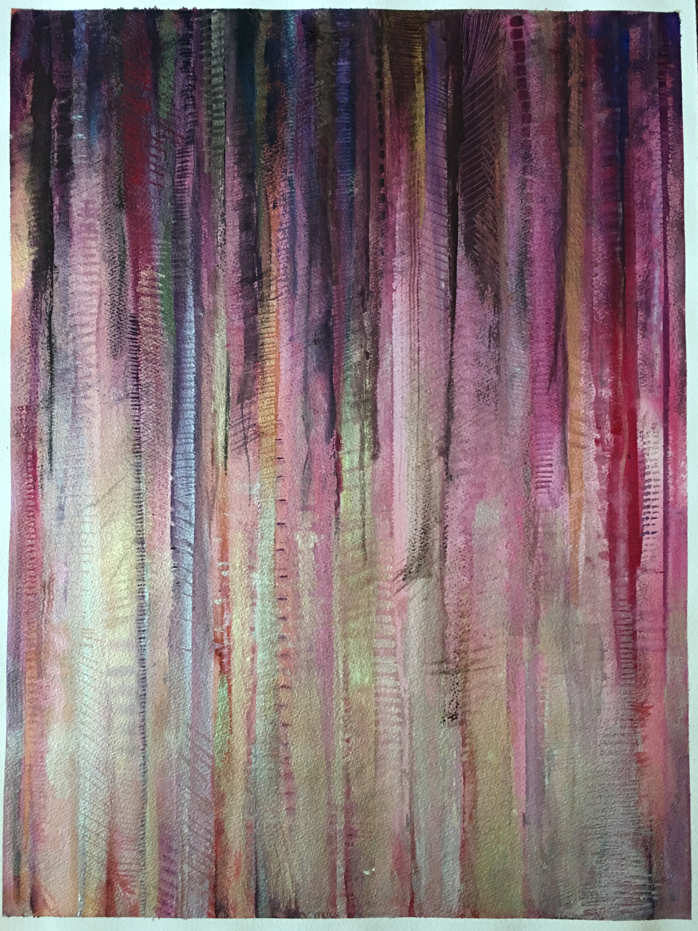 Striped Trunks by Ann Stretton