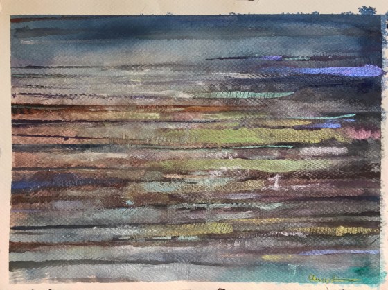 The Striped Beach by Ann Stretton