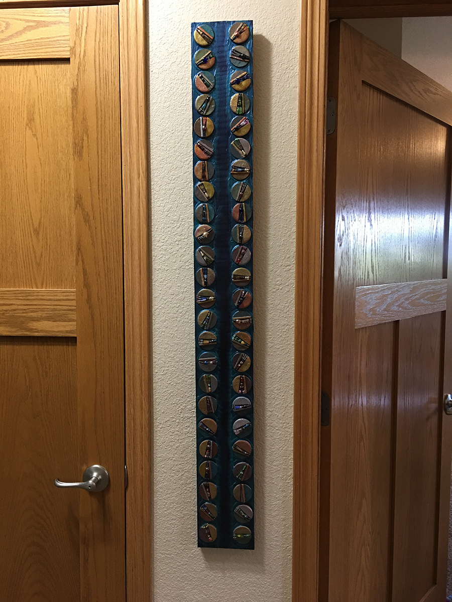 Rec Room: Thin Painting, Untitled, mixed media, circa 1996.