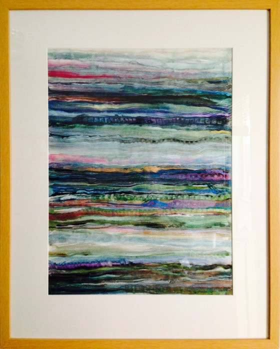 Unstable Beachscape-framed by Ann Stretton
