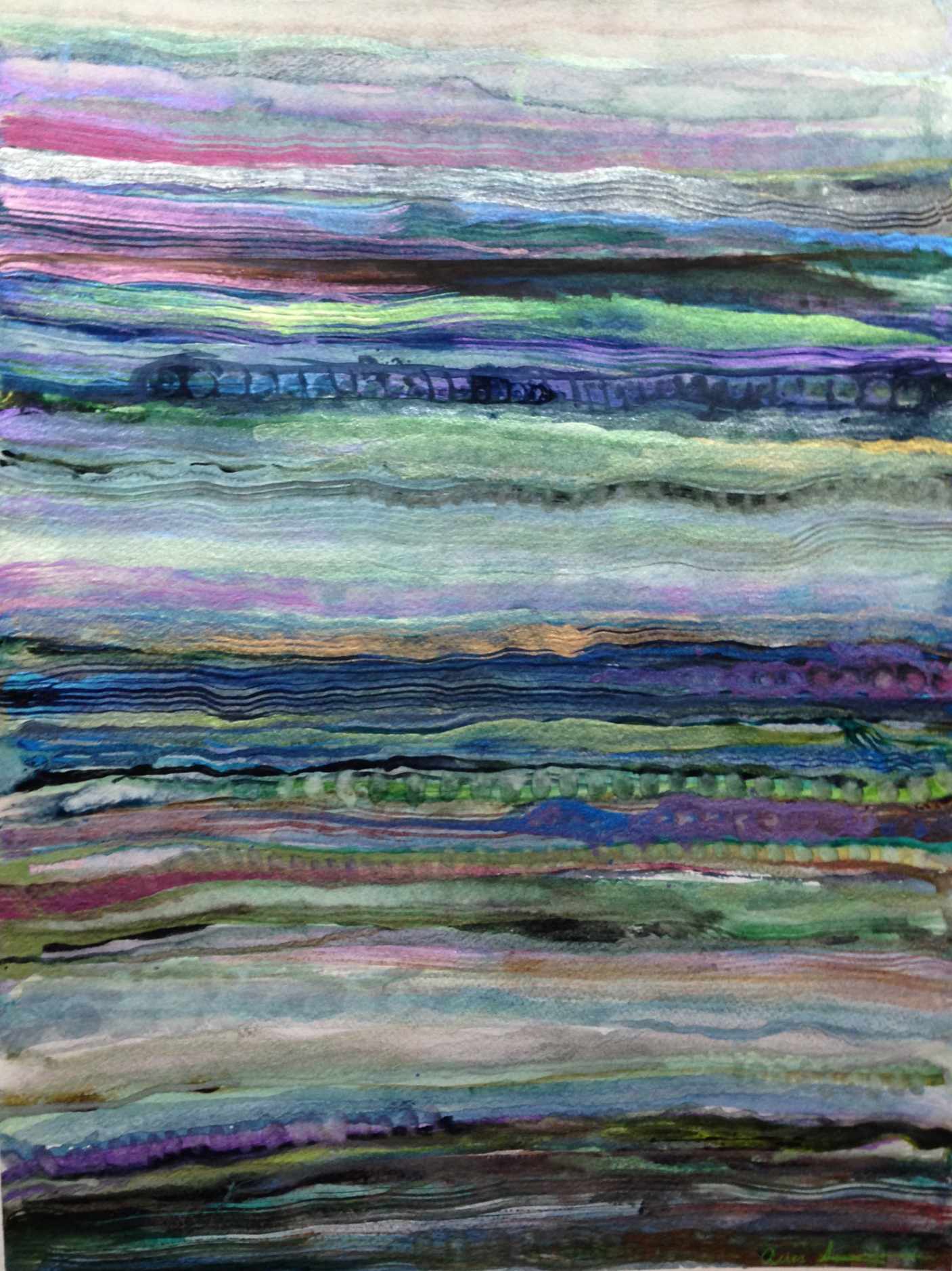 Unstable Beachscape by Ann Stretton