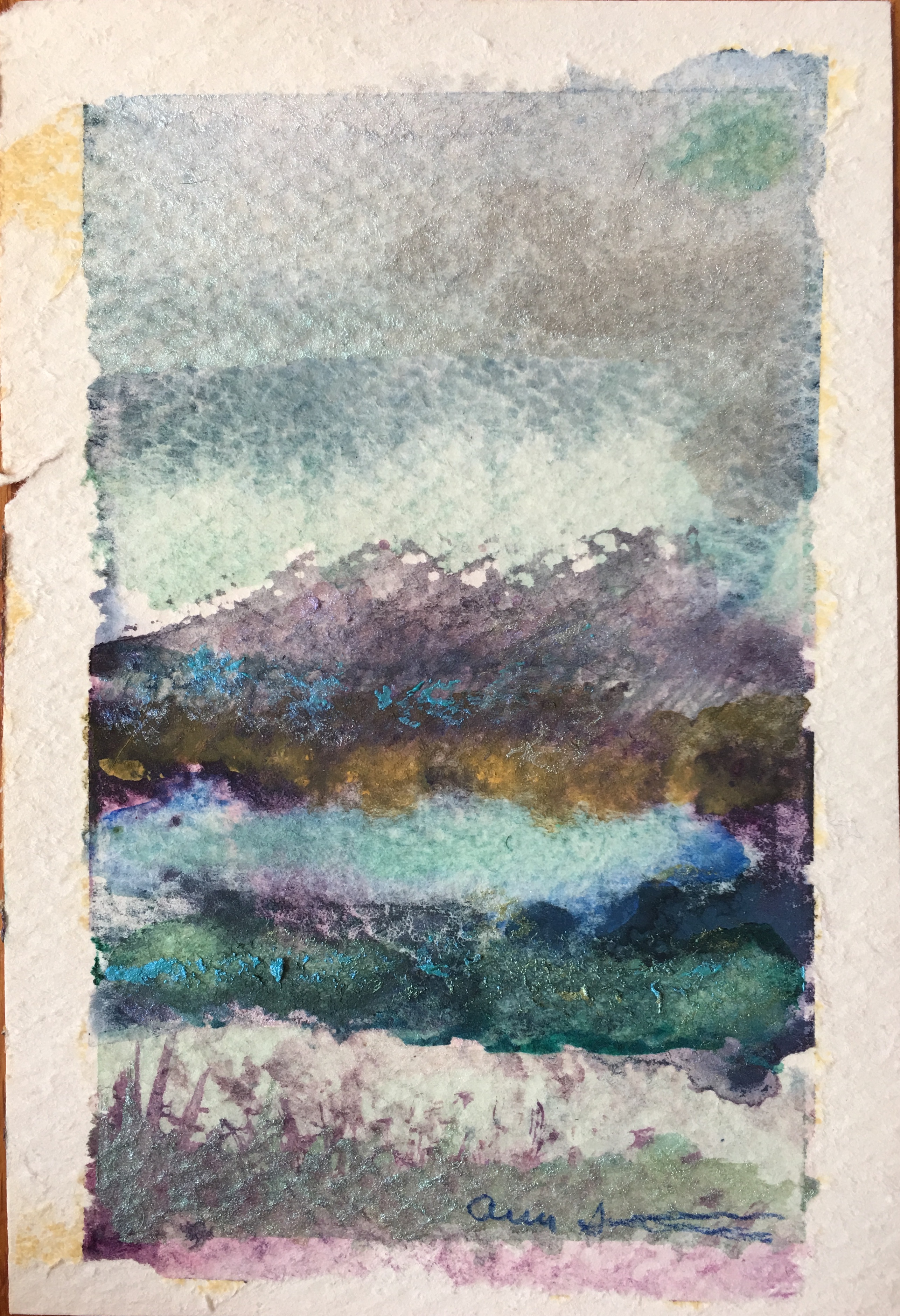 miniature abstract landscape