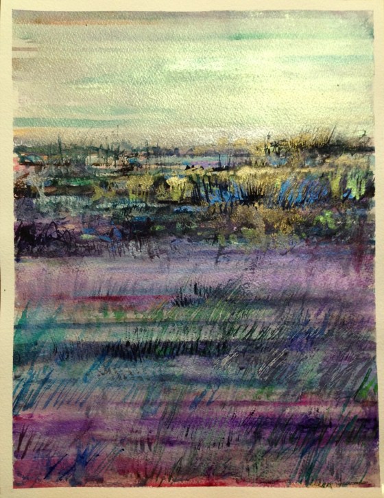 Wetland Driveby by Ann Stretton