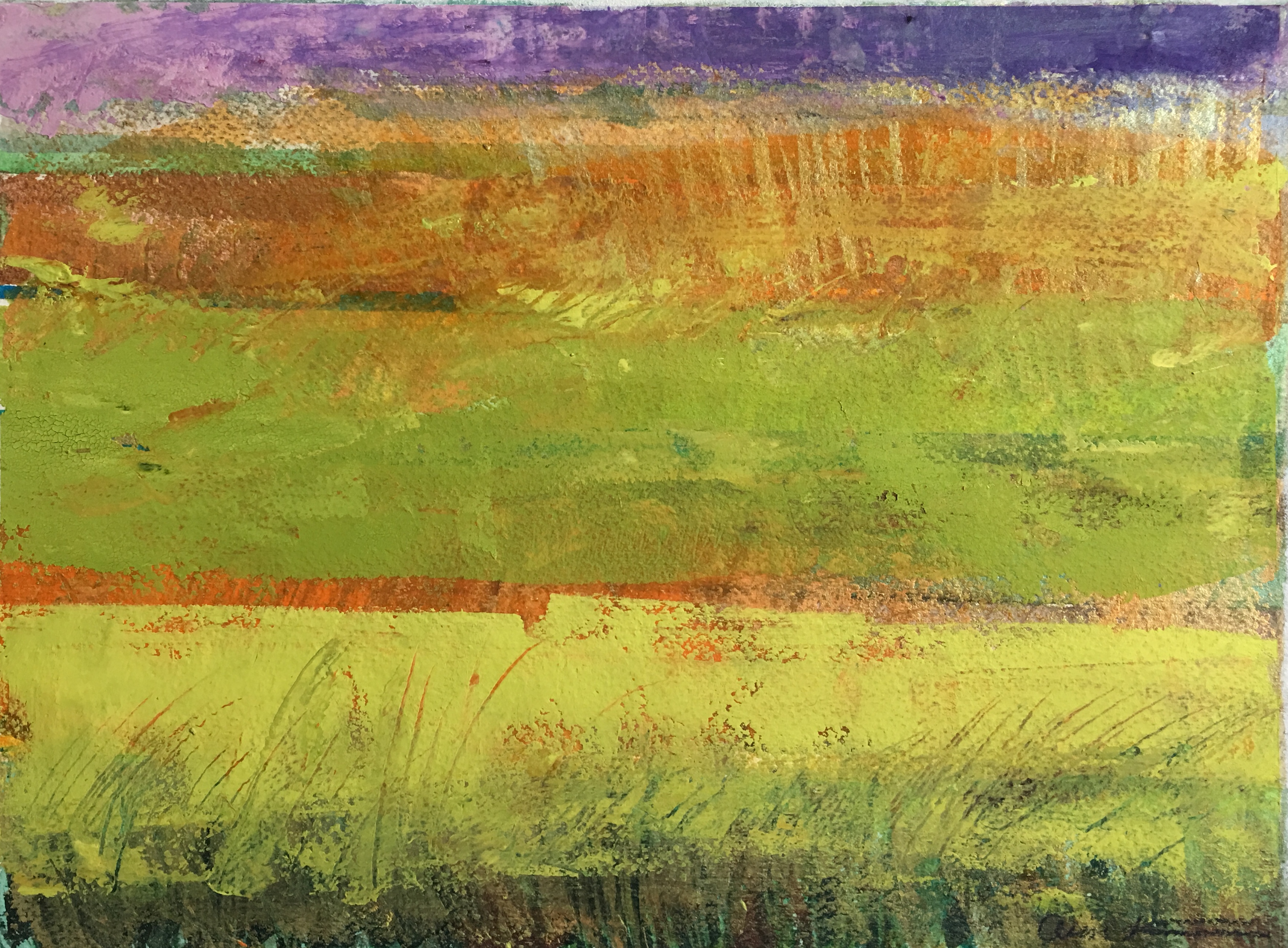 Field of Chartreuse by Ann Stretton