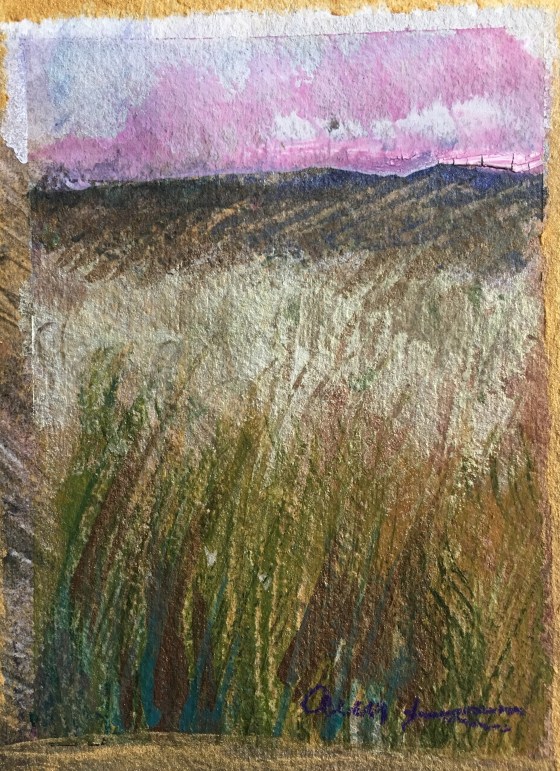 Pink Sunset by Ann Stretton