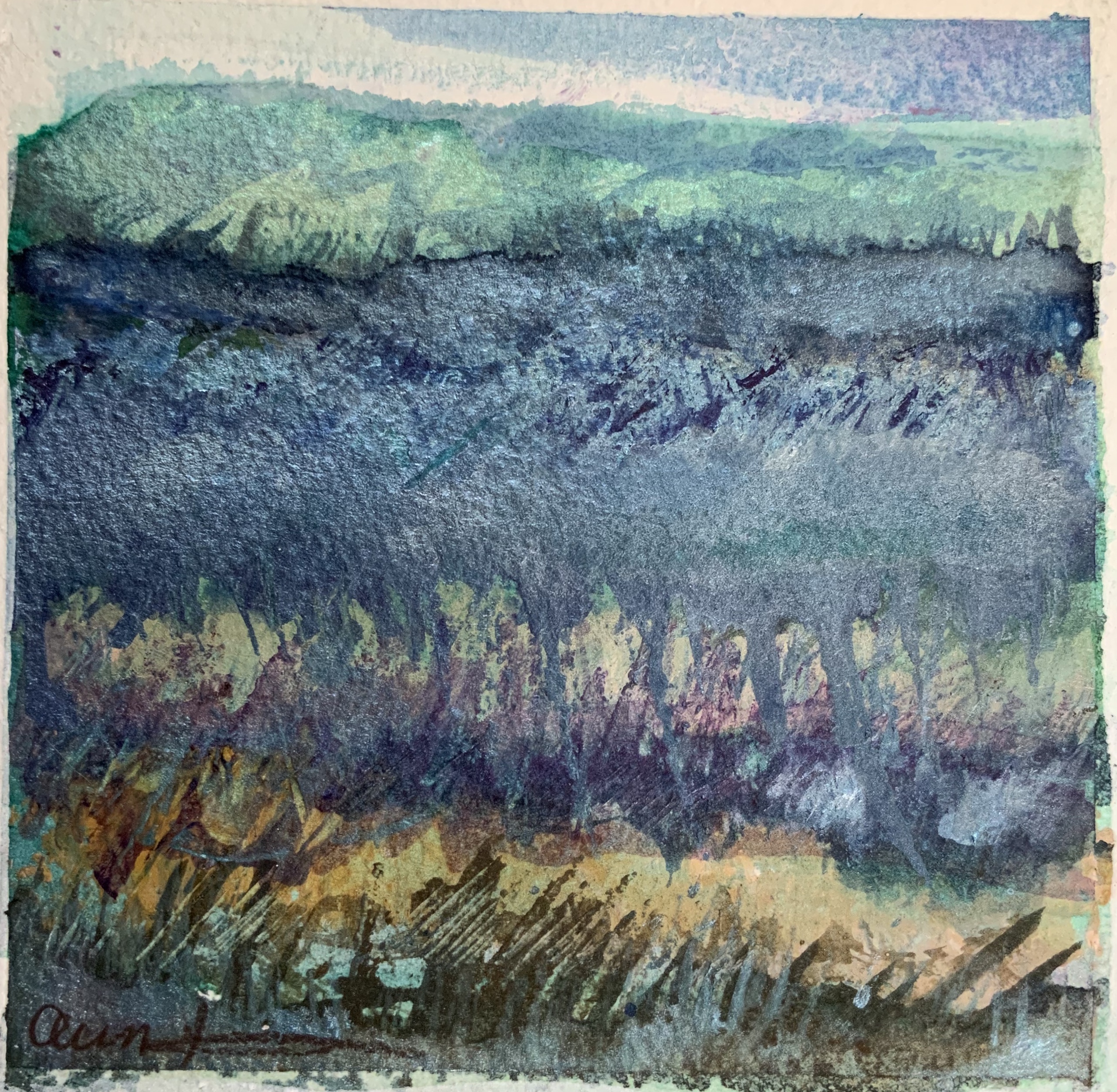 Blue Mountain Meadow by Ann Stretton