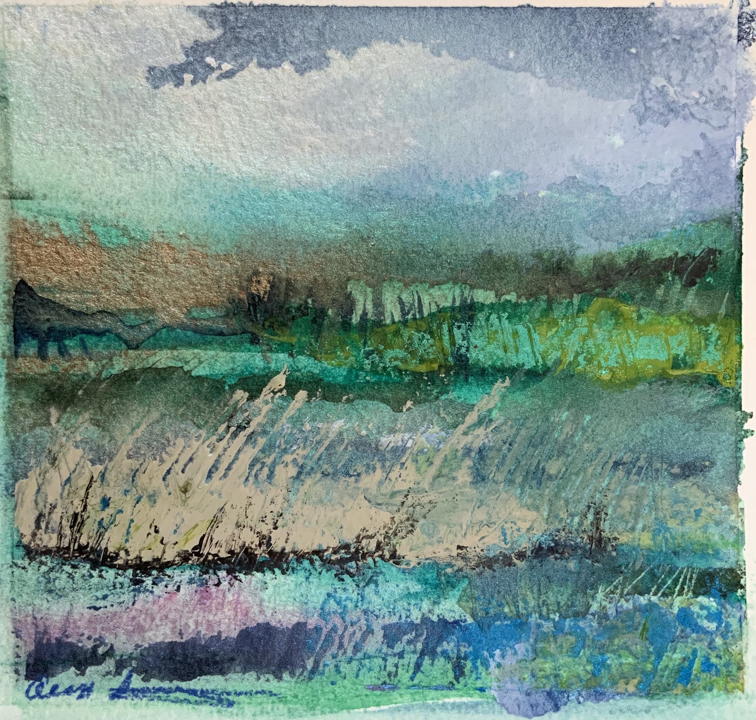 Green Contentment by Ann Stretton