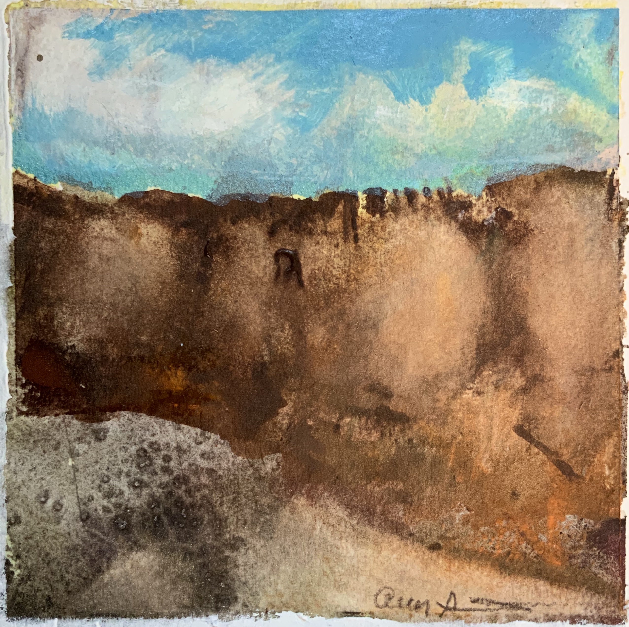 Red Sandstone Canyon by Ann Stretton